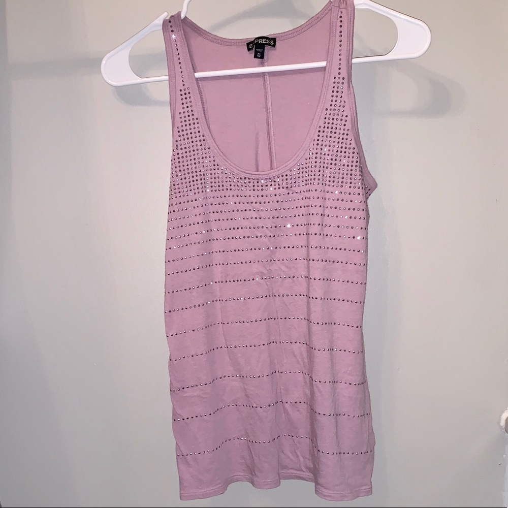 Rhinestone tank top